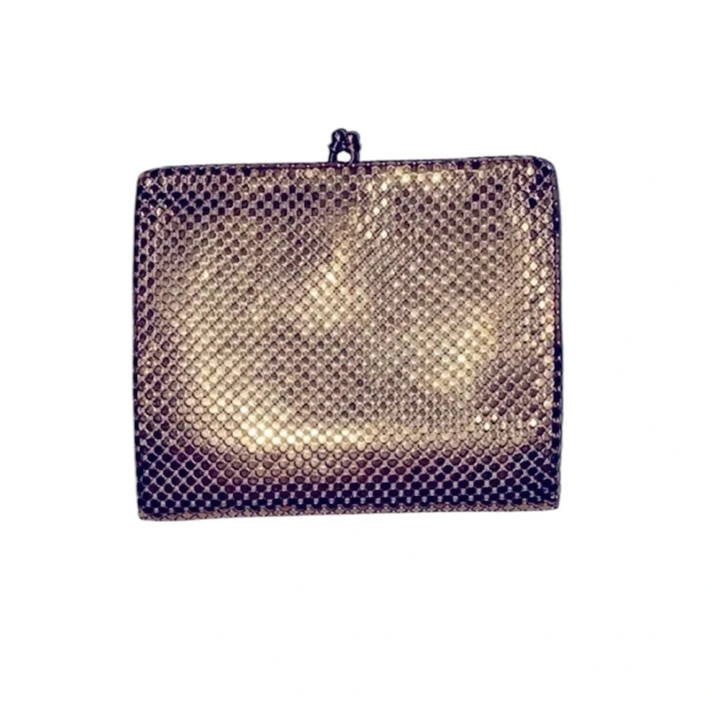 Whiting & Davis gold Walker gold mesh